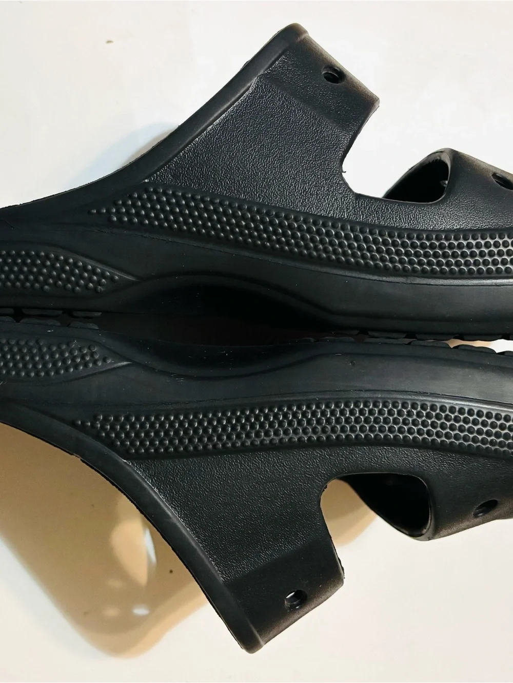 CROCS Men’s Black Slide Sandal with Logo